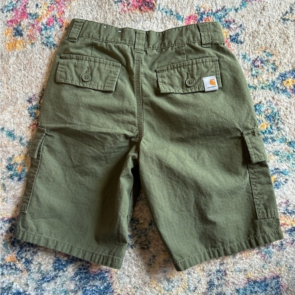 Carhartt Kids Green Cargo Shorts Size 6